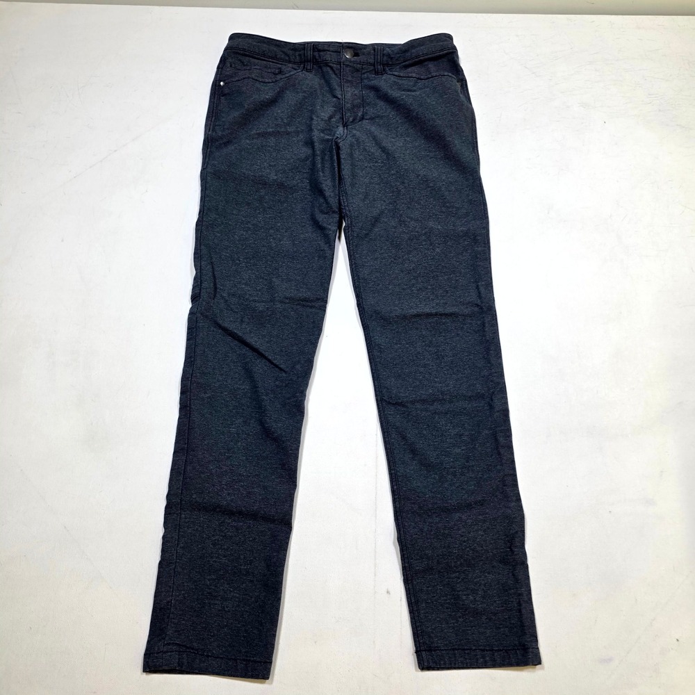 Lululemon ABC Pant Mens 31 Dark Gray Slim Technical Commuter Trousers LM5609S
